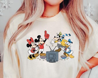 Disneyland Tshirt, Disney Family Cartoon Tshirt, Disney Friends Shirt, Mickey Minnie Goofy Donald Shirt, Disney Lover Gift Shirt