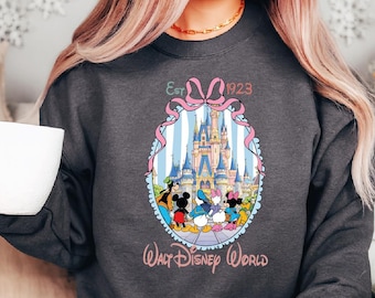 Disney Family Vacation Sweatshirt, Retro Disney World Castle Sweatshirt, Disney Family Trip Sweater, Disney Lover Gift Sweater, Retro Disney