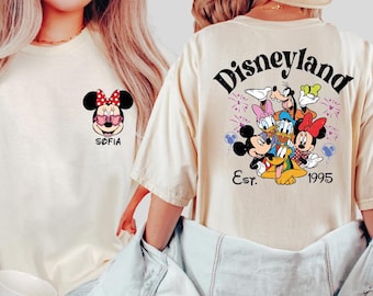 Custom Mickey And Minnie Shirt, Disney Family Trip Shirt, Personalized Disneyland Family Shirt, Mickey Lover Gift Shirt, Minnie Lover Tee BP