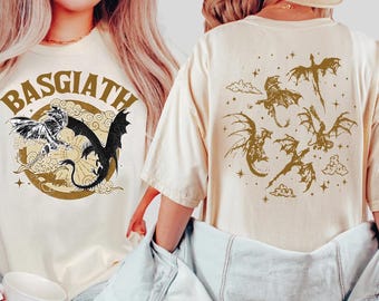 Fourth Wing Shirt, Basgiath Fourth Wing Shirt, Fourth Wing Book Shirt, Basgiath Dragon Shirt, Fourth Wing Tee, Fourth Wing Inspired Gift Tee