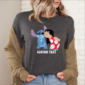 Custom Lilo Stitch Tee, Custom Name Lilo Stitch Tshirt, Lilo Stitch Kids Shirt, Lilo And Stitch Name Tshirt, Lilo Stitch Personalized Tshirt bild 3