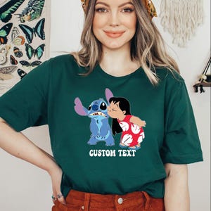 Custom Lilo Stitch Tee, Custom Name Lilo Stitch Tshirt, Lilo Stitch Kids Shirt, Lilo And Stitch Name Tshirt, Lilo Stitch Personalized Tshirt bild 4
