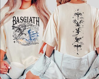 Fourth Wing Shirt, Basgiath Dragon Shirt, Bookish Fantasy Shirt, Dark Fantasy Book Shirt, Fourth Wing Lover Gift Shirt BP