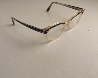Cat-eye glasses, late 1950s, Helmecke