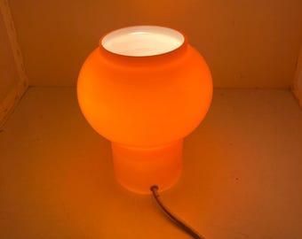 1960s lamp, glass lamp, original