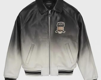 Vintage Avirex USA Farbverlauf Rindsleder Bomberjacke