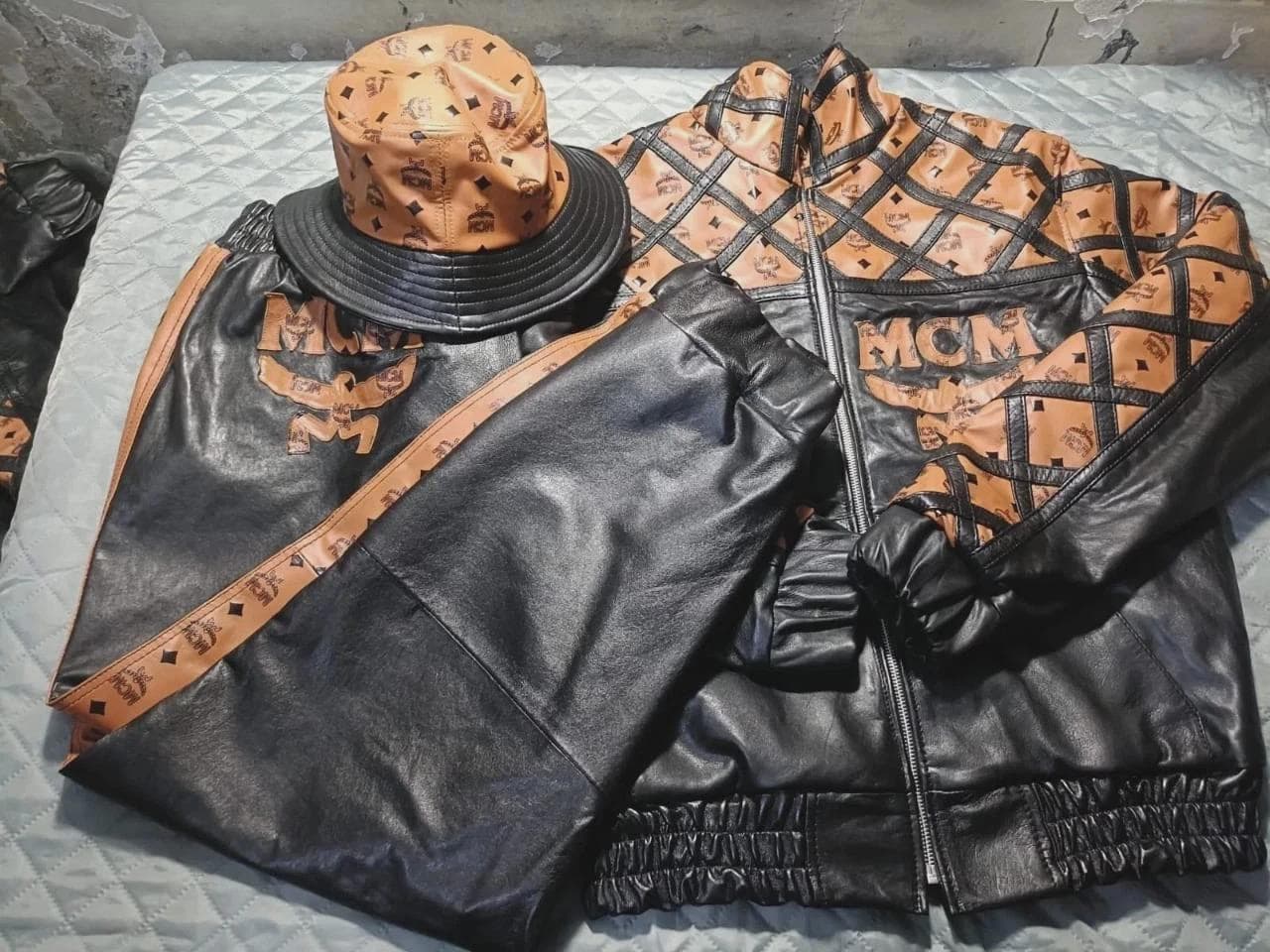 Mcm Leather Jacket - Etsy