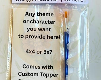 Kit de lienzo de pintura personalizado para niños / Recuerdo de fiesta de pintura / Manualidad para fiesta de cumpleaños / Kit de actividades artísticas de bricolaje / Recuerdos de fiesta personalizados / Pintar y beber