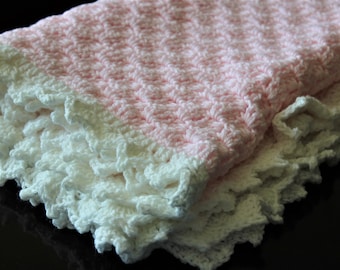 Crochet Pink Baby Blanket