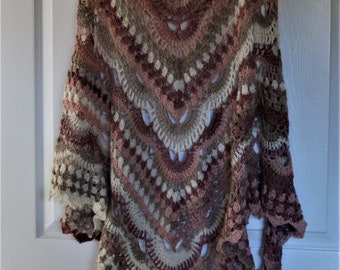 Crochet Lace Triangle Shawl