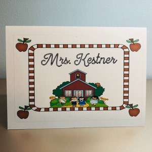 Personalized Teacher Note Cards. Christmas Gift, Teacher Appreciation Bundle of 10