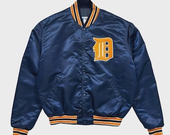 Vintage 1990s Detroit Tigers MLB Windbreaker Warm up Jacket