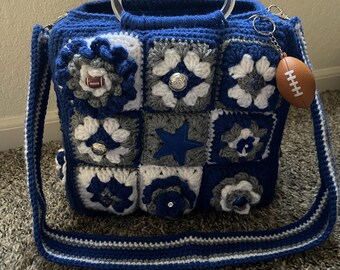 Dallas Cowboys Themed handbag. Fully lined.