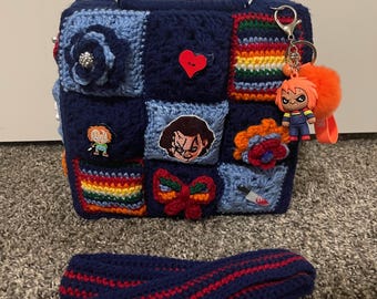 Chuckie themed Crocheted Bag
