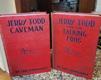 Jerry y la rana parlante/Jerry Todd Caveman libros 1925