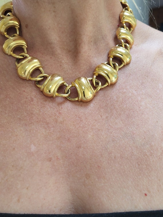 Anne Klein Goldtone Chunky Necklace - image 2