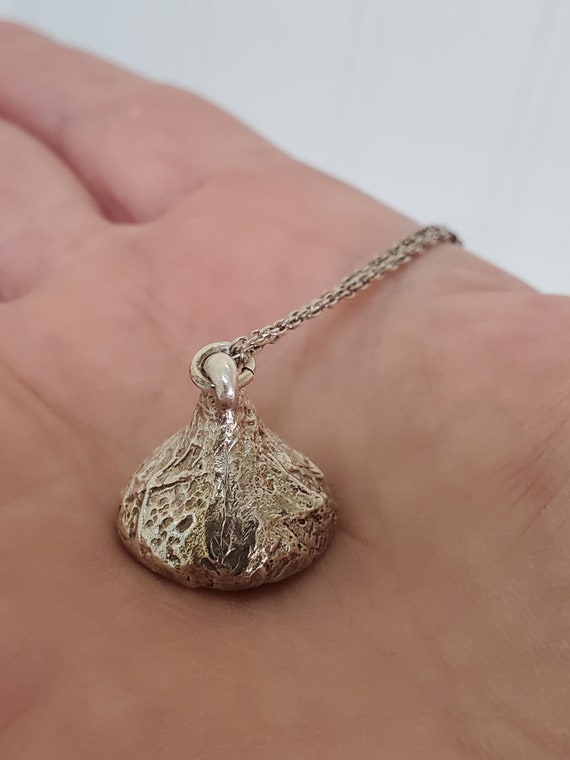 Solid Sterling Hershey Kiss Pendant - Etsy