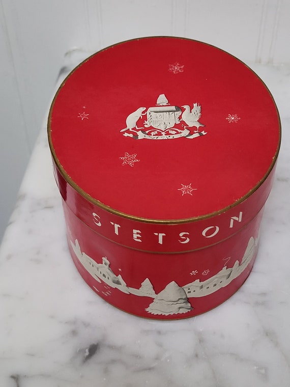 Vintage stetson hat box Gem