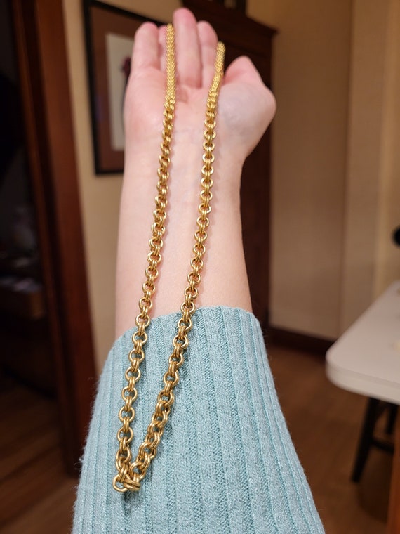 12k gold filled chain necklace - image 4