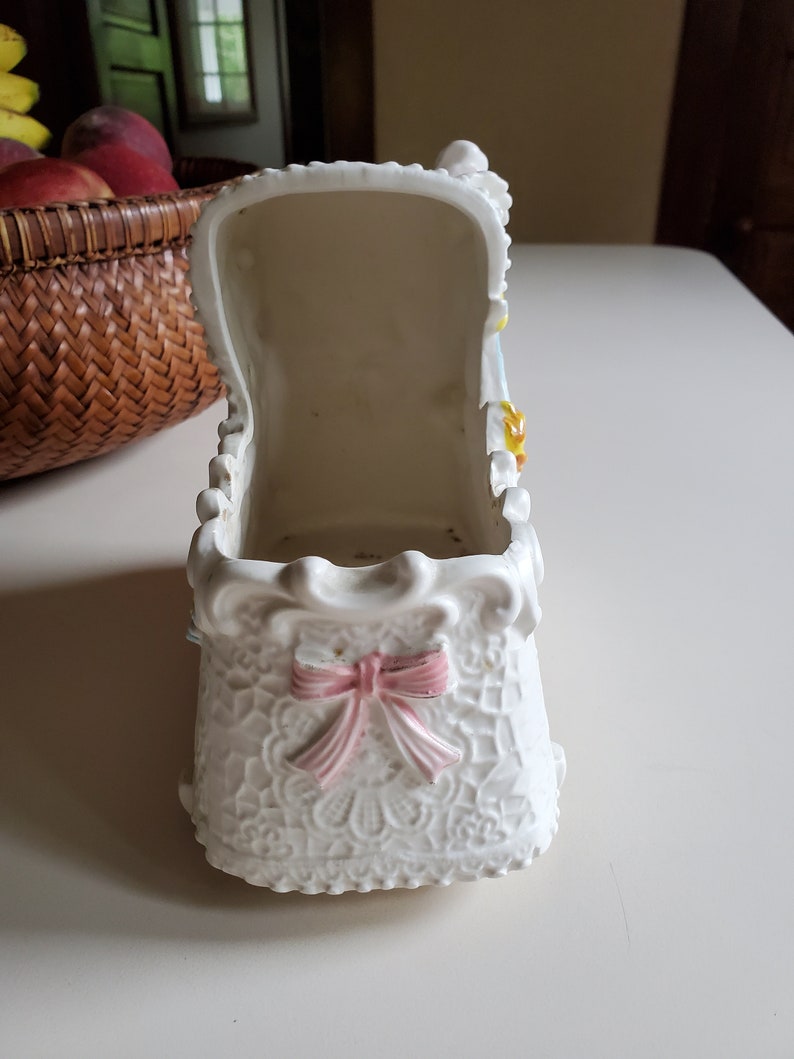 Napacoware Vintage Baby Cradle Planter 1960s Etsy