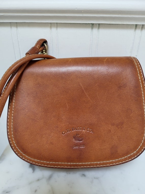 G H Bass&Co Small Leather Bag