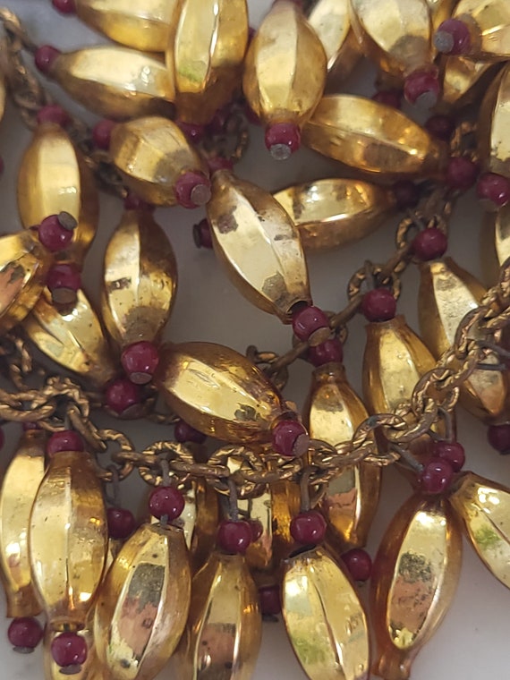 Rare Miriam Haskell Mercury Glass Beaded Necklace… - image 4