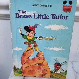 Walt Disney The Brave Little Tailor book 1974