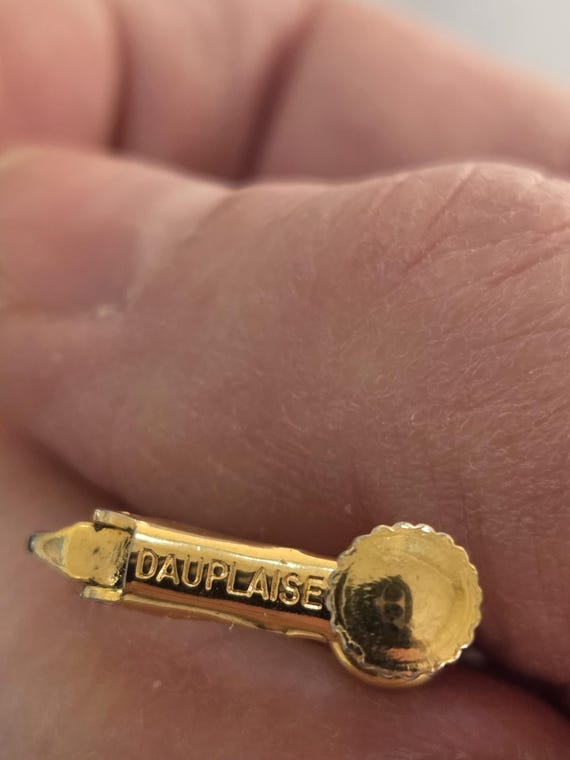 Large Clip on Rhinestone Dangle Evening Earrings … - image 4