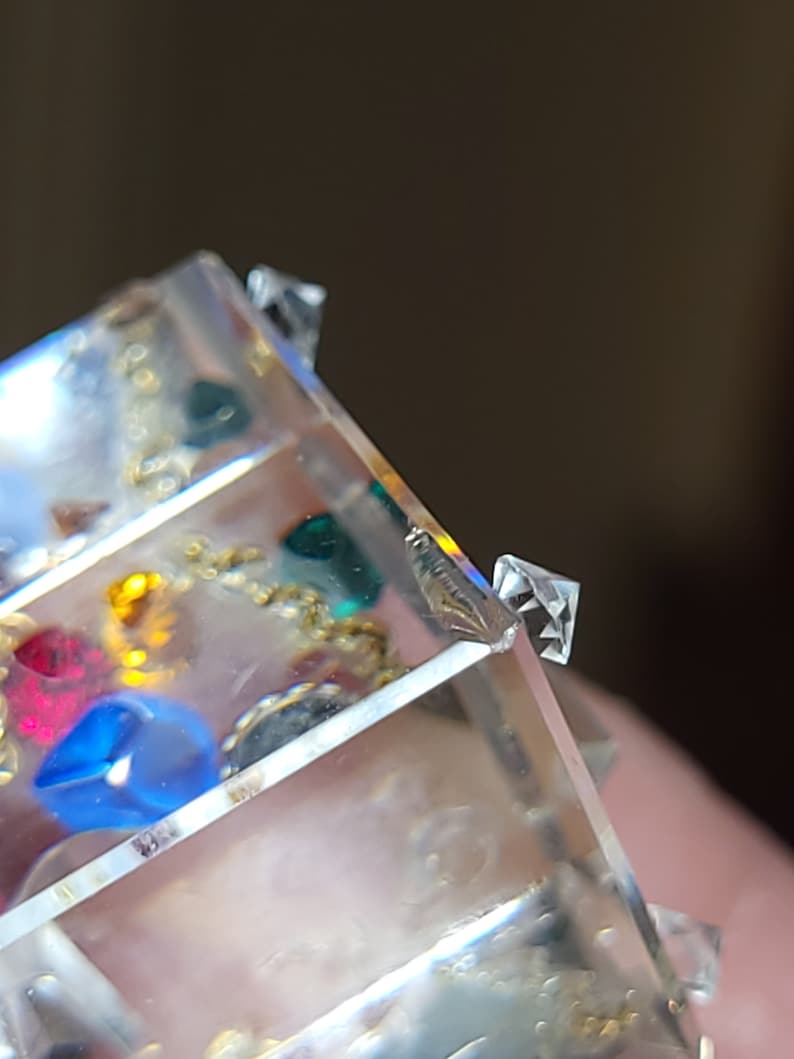 Crystal Minature Treasure Chest Figurine image 5