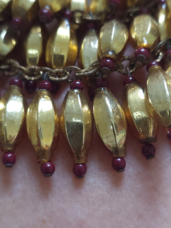 Rare Miriam Haskell Mercury Glass Beaded Necklace… - image 5