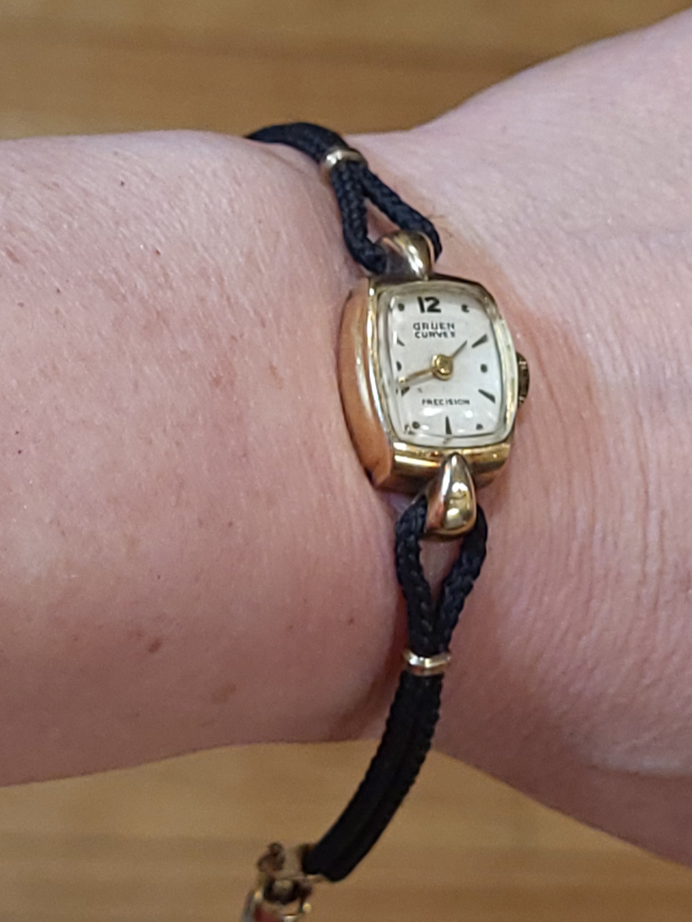 Vintage Ladies Gruen Percision 10k Gold Filled Watch - Etsy