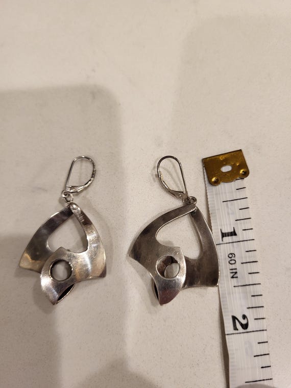 Sterling silver Mod Earrings - image 4