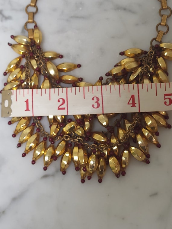 Rare Miriam Haskell Mercury Glass Beaded Necklace… - image 2