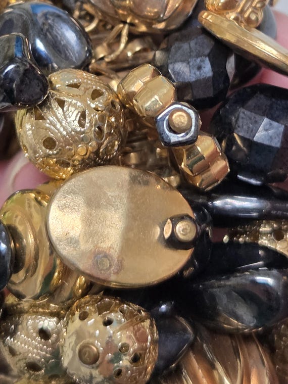 Cha Cha Beaded Statement Stretch Bracelet 1960s - image 3