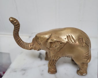 Soild Brass Elephant Figurine