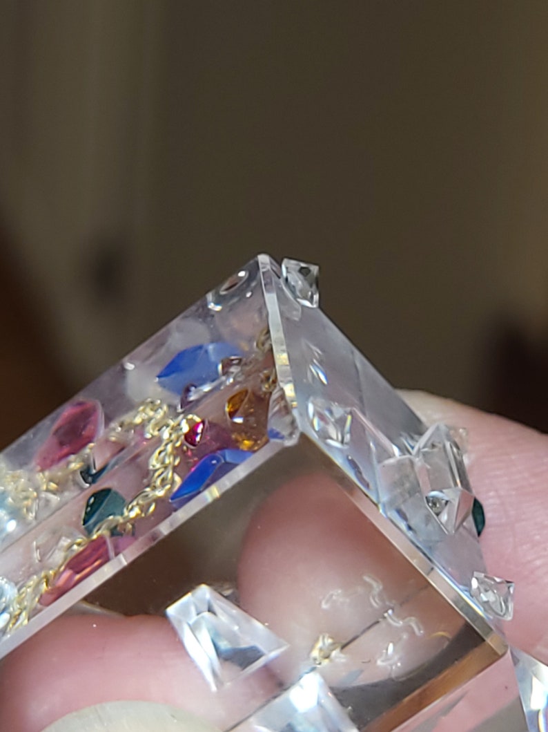 Crystal Minature Treasure Chest Figurine image 6