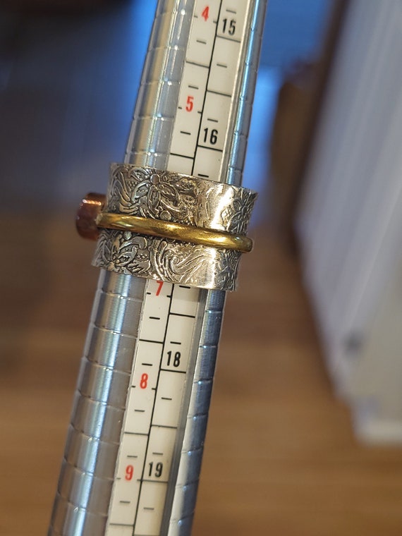Steampunk Statement Ring Handmade - image 5