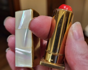 Vintage Mother of Pearl Lipstick holder