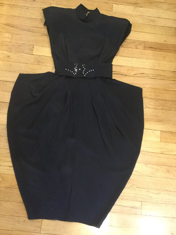 Vintage Black 80s Dress size 6