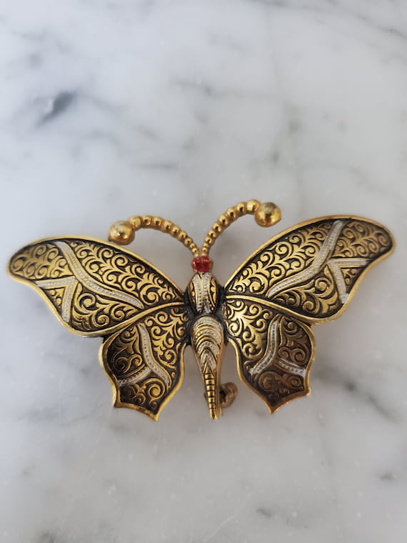 Vintage Metal Butterfly