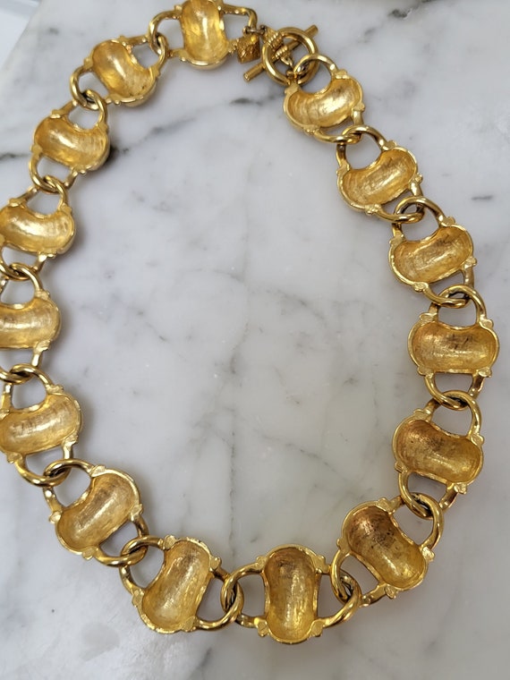 Anne Klein Goldtone Chunky Necklace - image 6