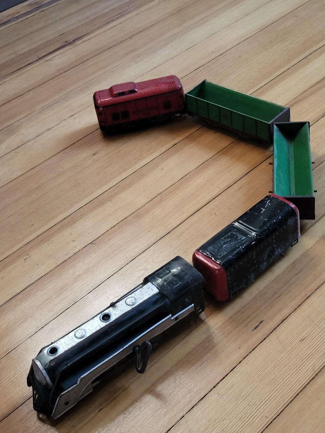 Hafner 1930s Wind up Train Set - Etsy