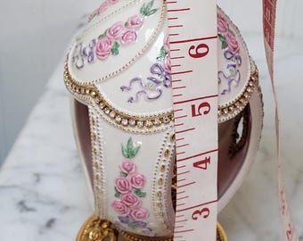 Franklin Mint Carousel Horse Porcelain Egg Music Box - Etsy