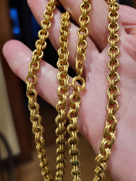 12k gold filled chain necklace - image 1