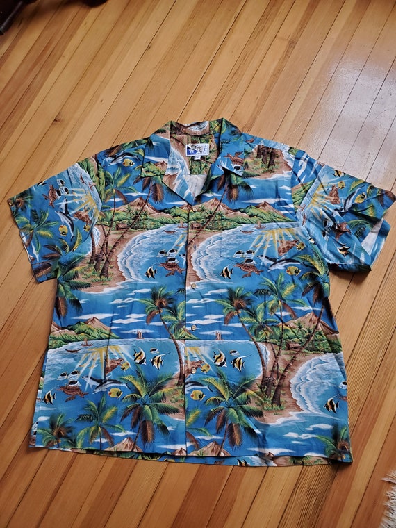 Hawaiian Mens 2x Tropical Shirt/Styled by RJC