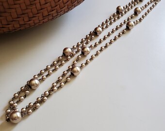 Faux Pearls On Wire Long