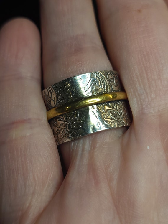 Steampunk Statement Ring Handmade - image 8