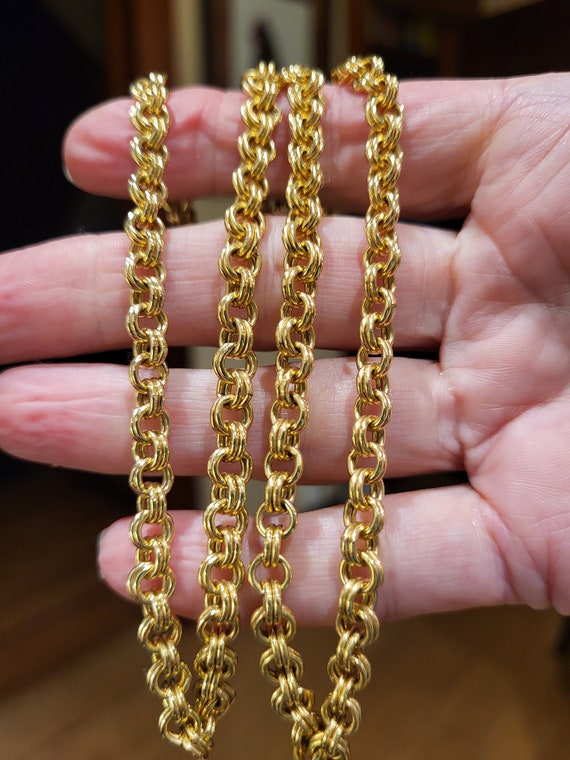 12k gold filled chain necklace - image 2