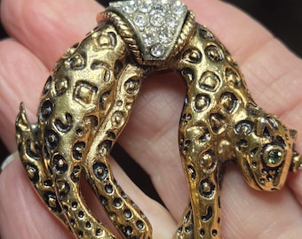 Vintage Florenza Leopard Brooch - Etsy Vintage Florenza Leopard Brooch - Etsy