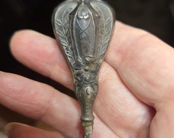 Art Nouveau Antique Hatpin Victorian Edwardian Antique Sterling Hat Pin